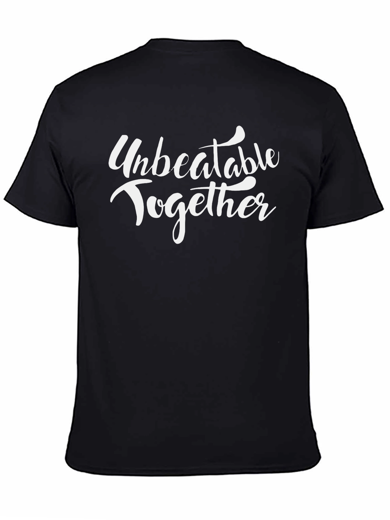 Unbeatable Together Black Graphic Tee