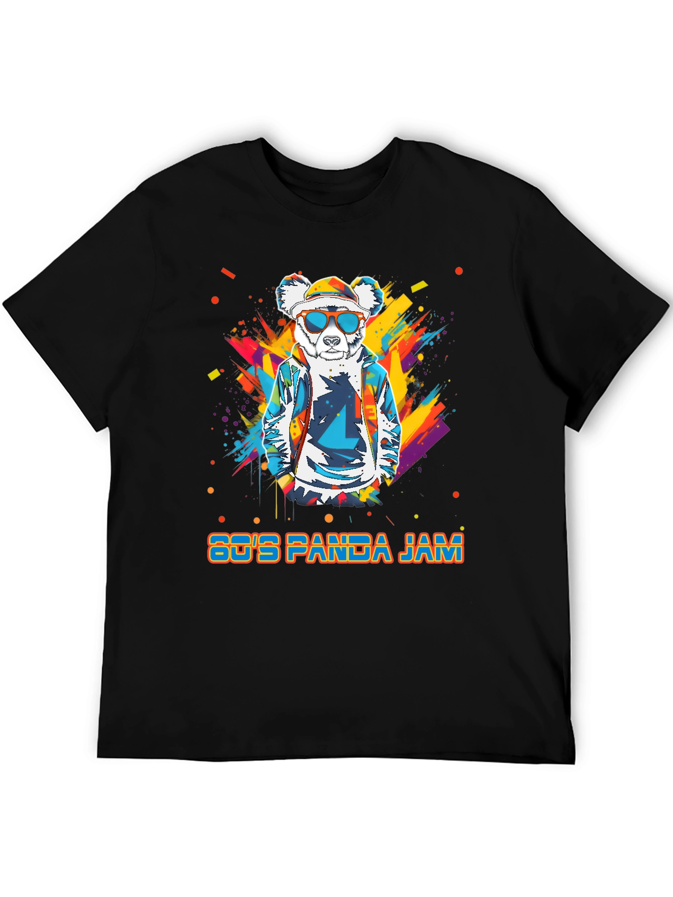 80s Panda Jam Graphic T-Shirt