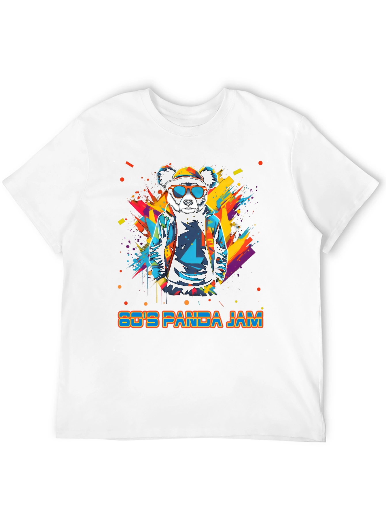 80s Panda Jam Graphic T-Shirt