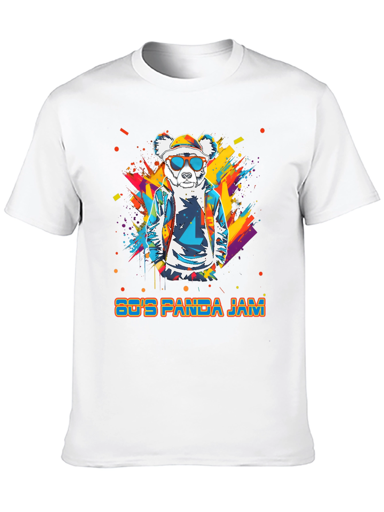 80s Panda Jam Graphic T-Shirt