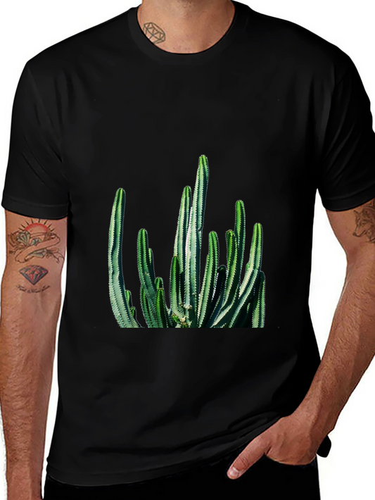 Cactus Graphic Black T-Shirt