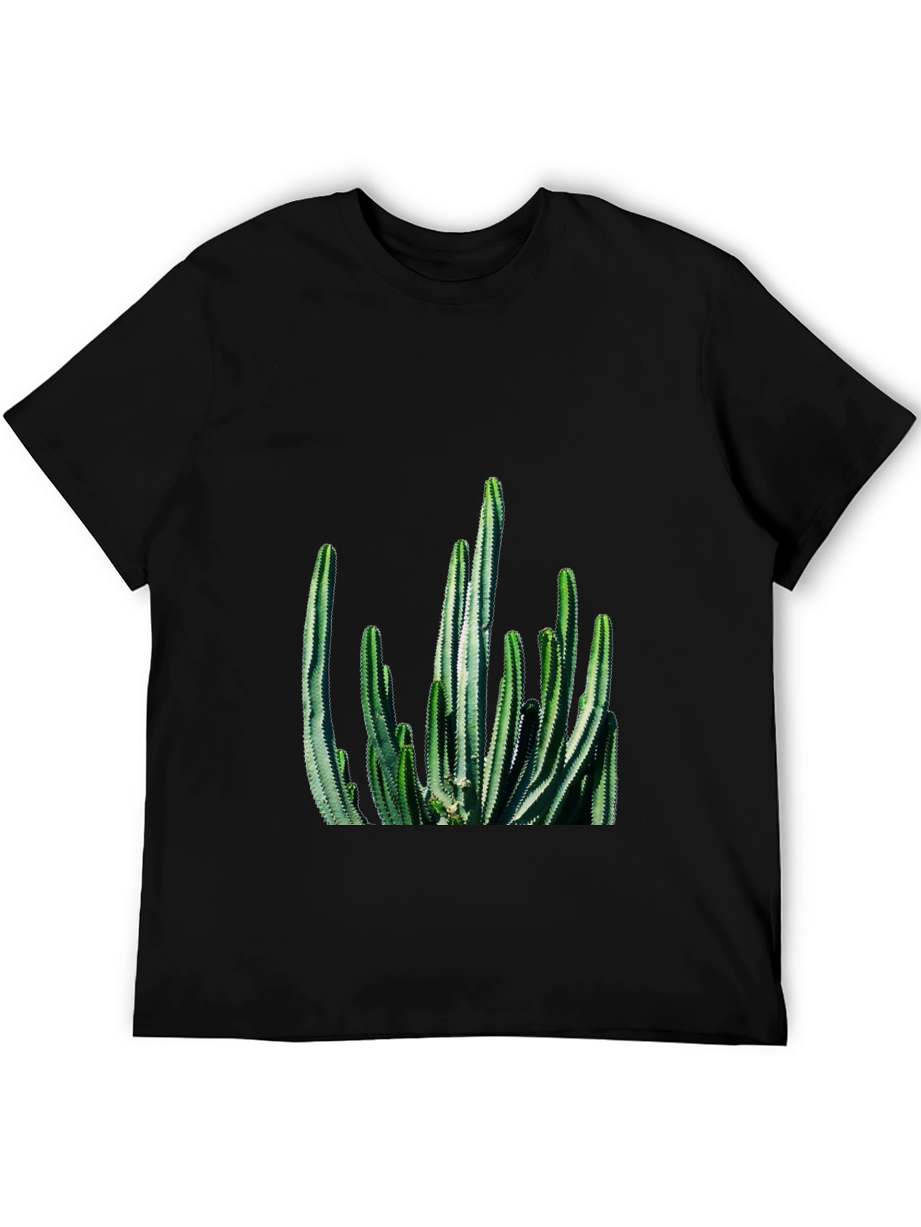 Cactus Graphic Black T-Shirt