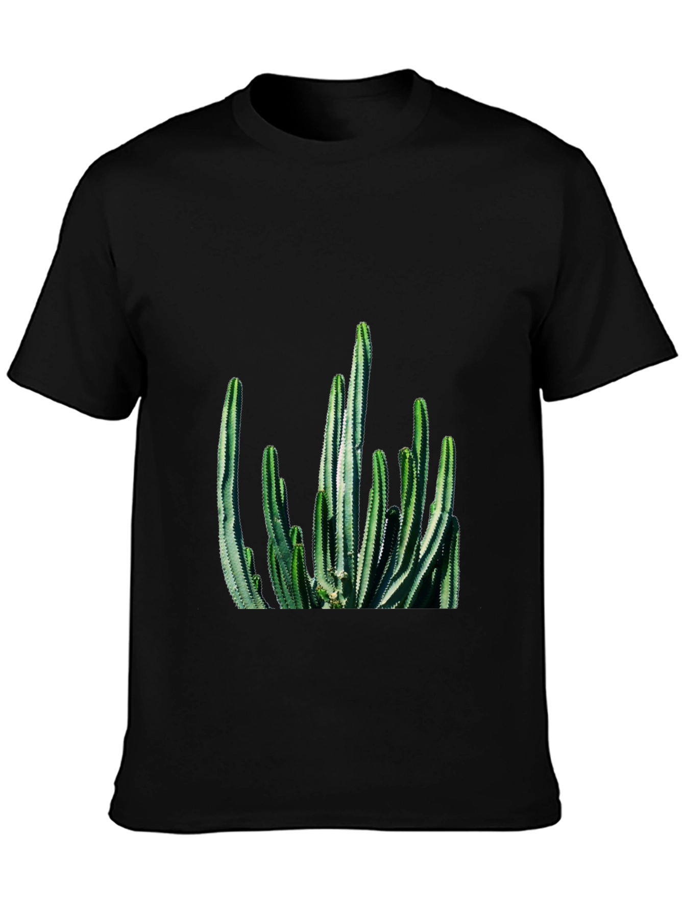 Cactus Graphic Black T-Shirt