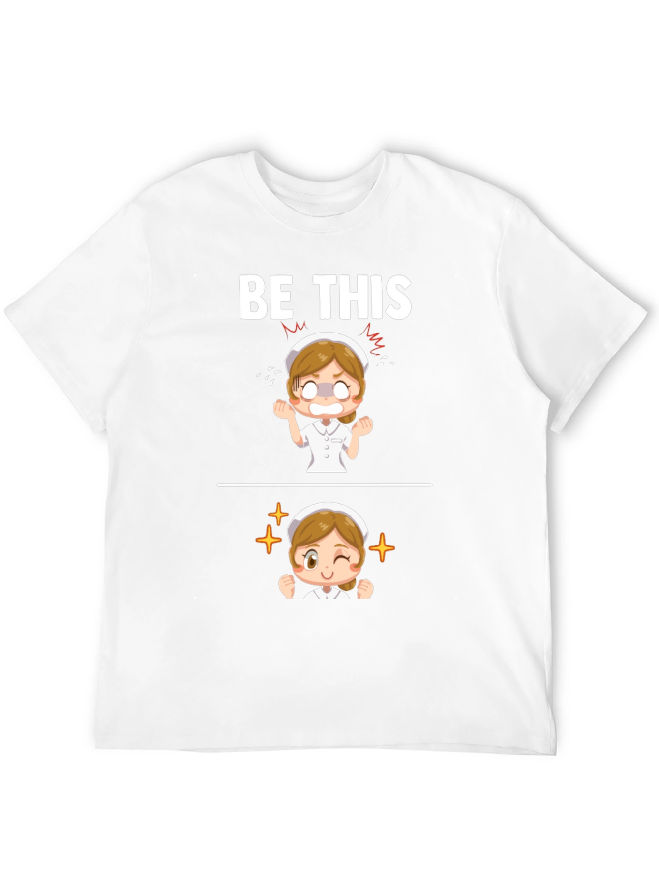 Be This Nurse Graphic T-Shirt - Funny Nursing Tee