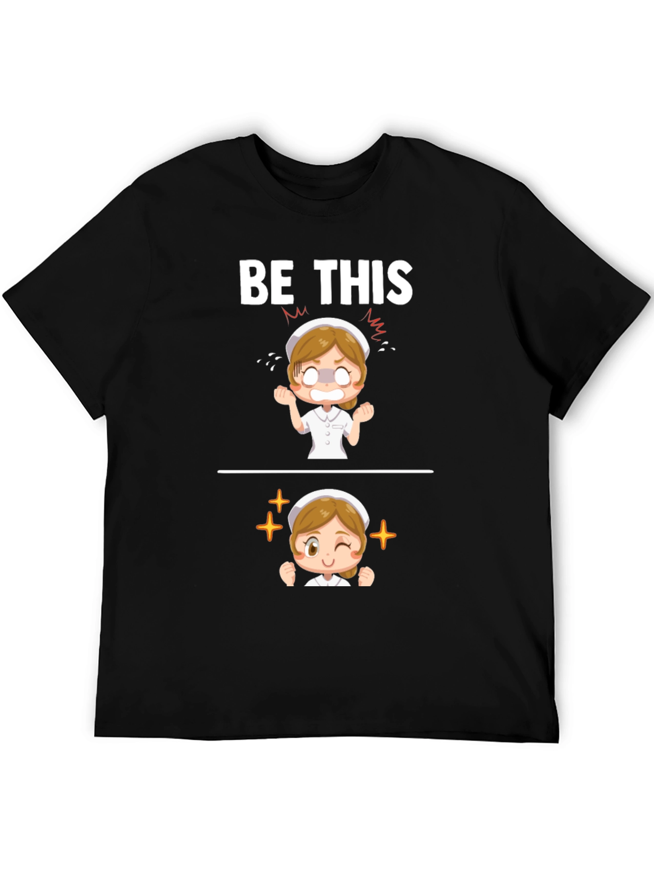 Be This Nurse Graphic T-Shirt - Funny Nursing Tee