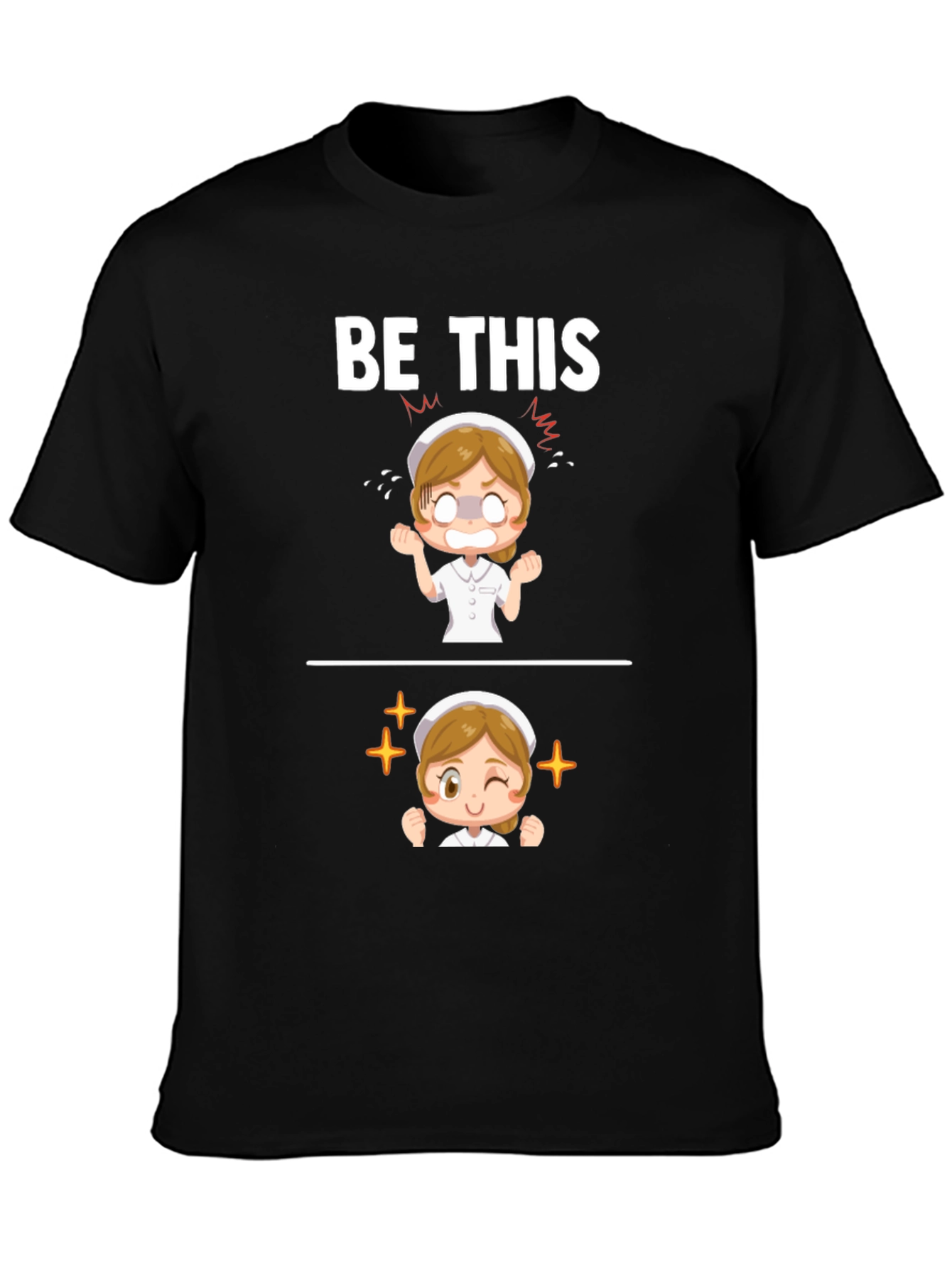 Be This Nurse Graphic T-Shirt - Funny Nursing Tee