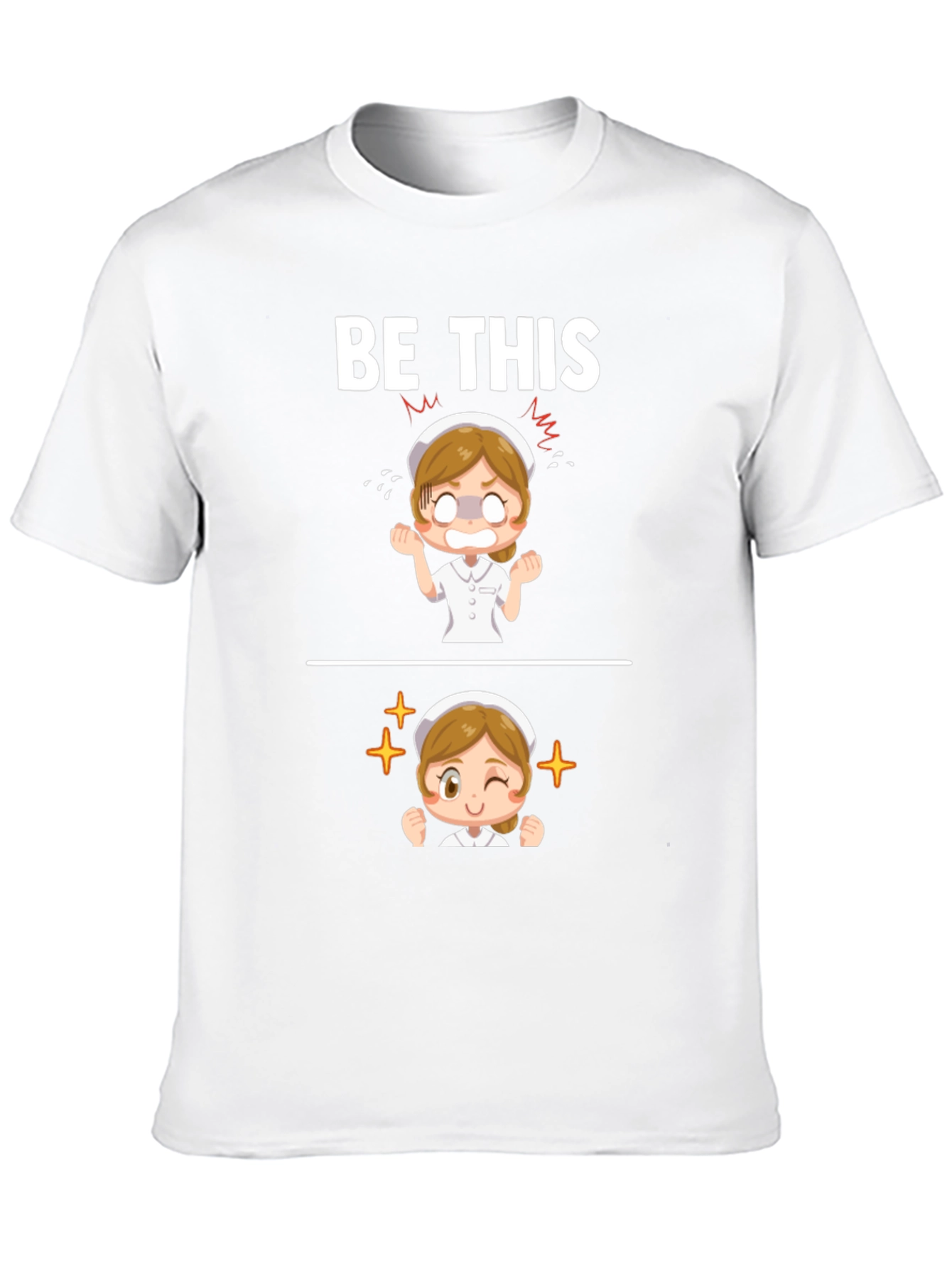 Be This Nurse Graphic T-Shirt - Funny Nursing Tee