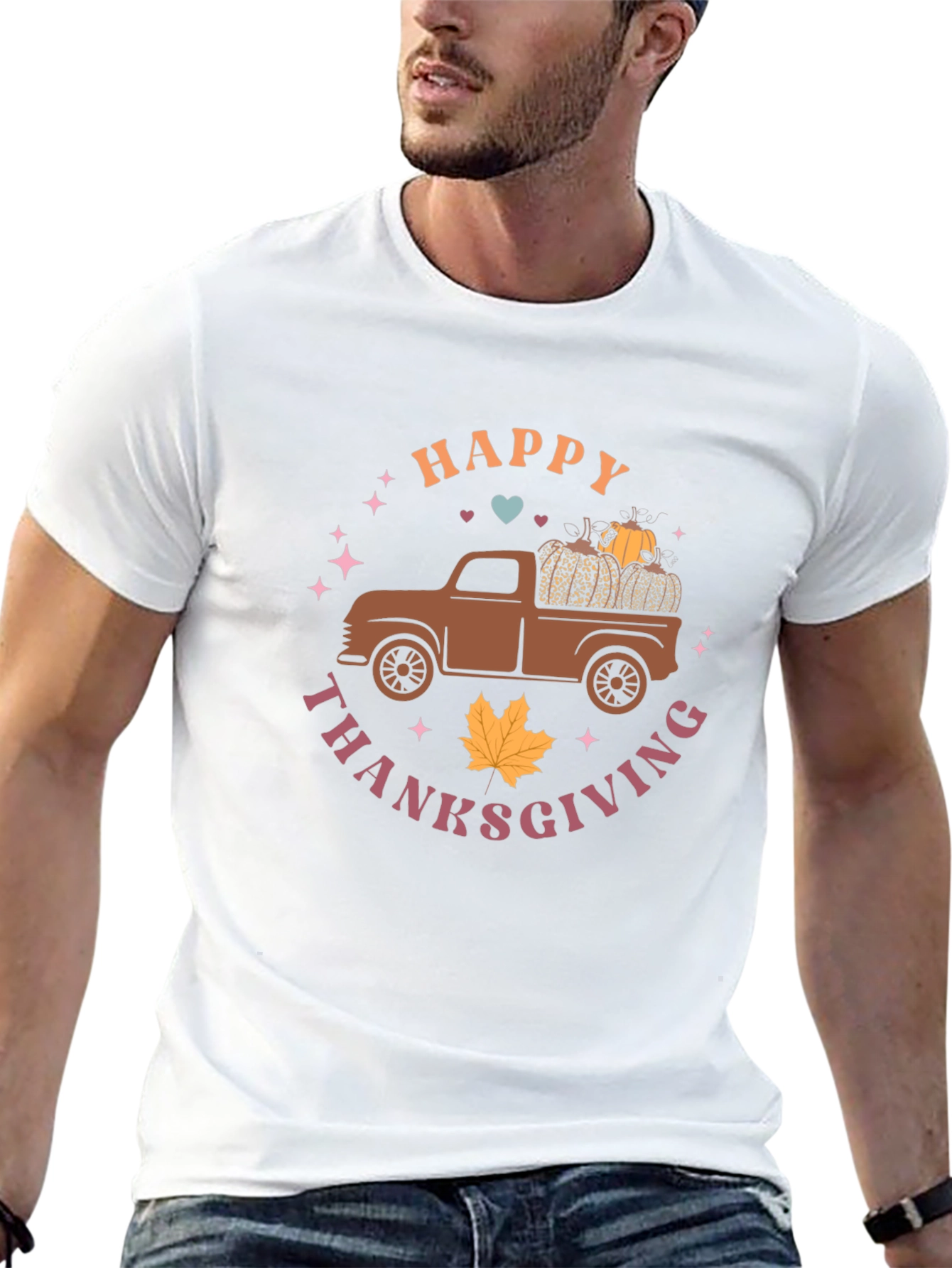 Happy Thanksgiving Truck T-Shirt