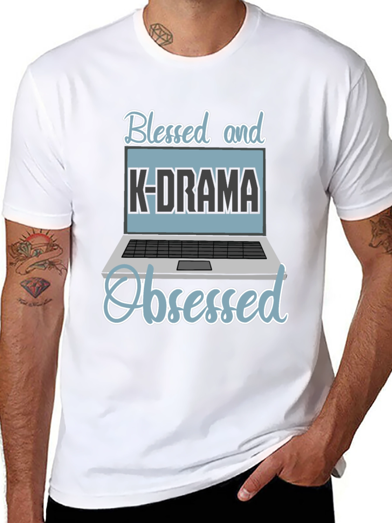 Blessed and K-Drama Obsessed T-Shirt