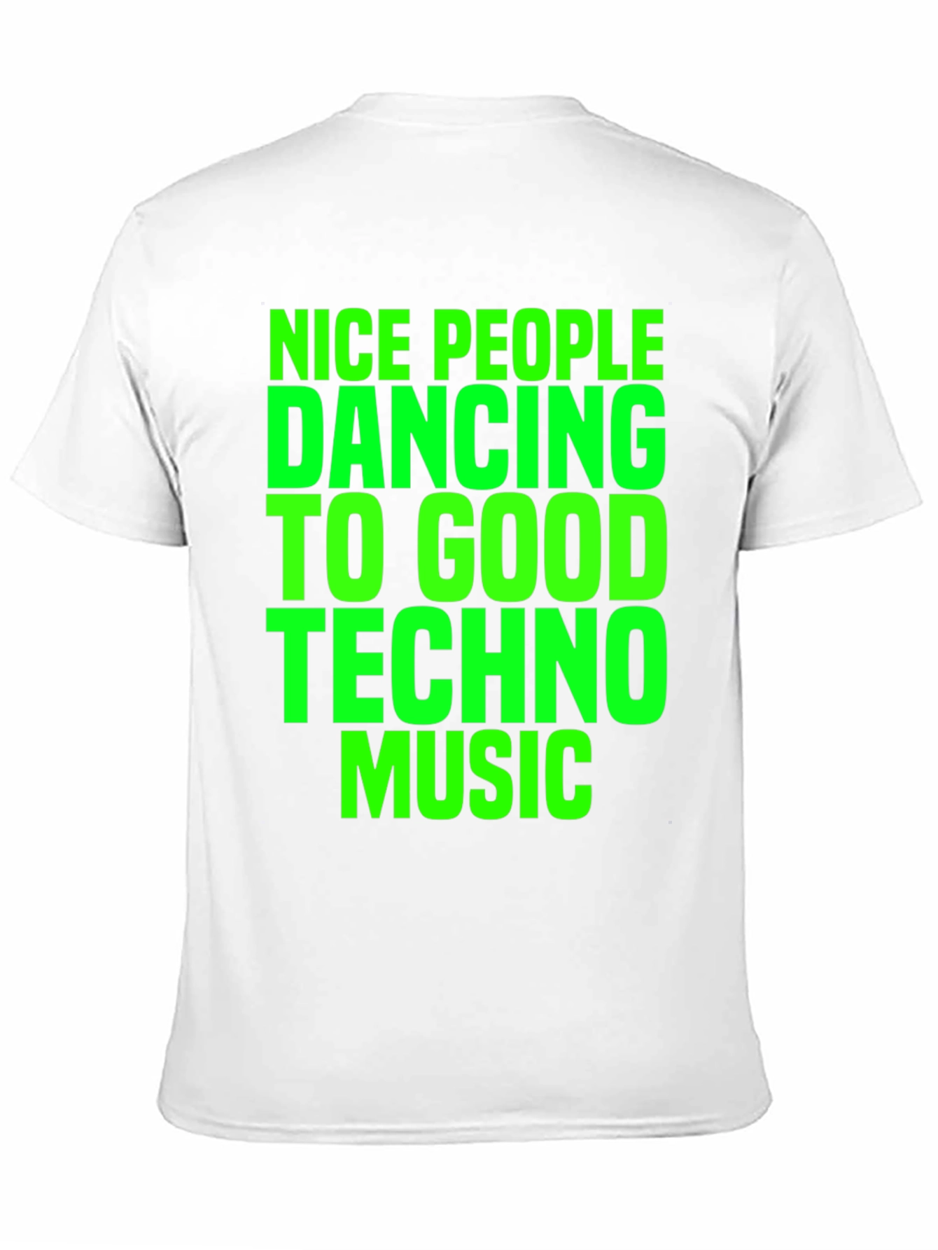 Techno Music Graphic T-Shirt - Nice People Dancing