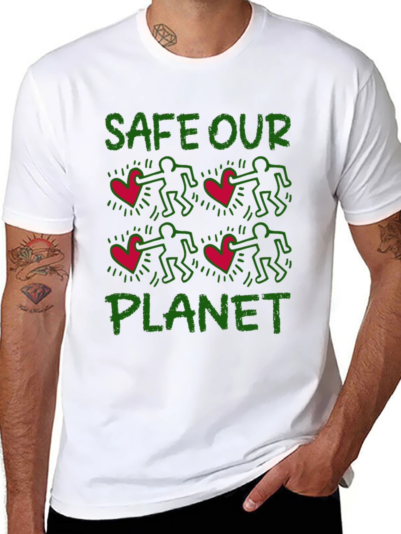 Safe Our Planet Graphic T-Shirt