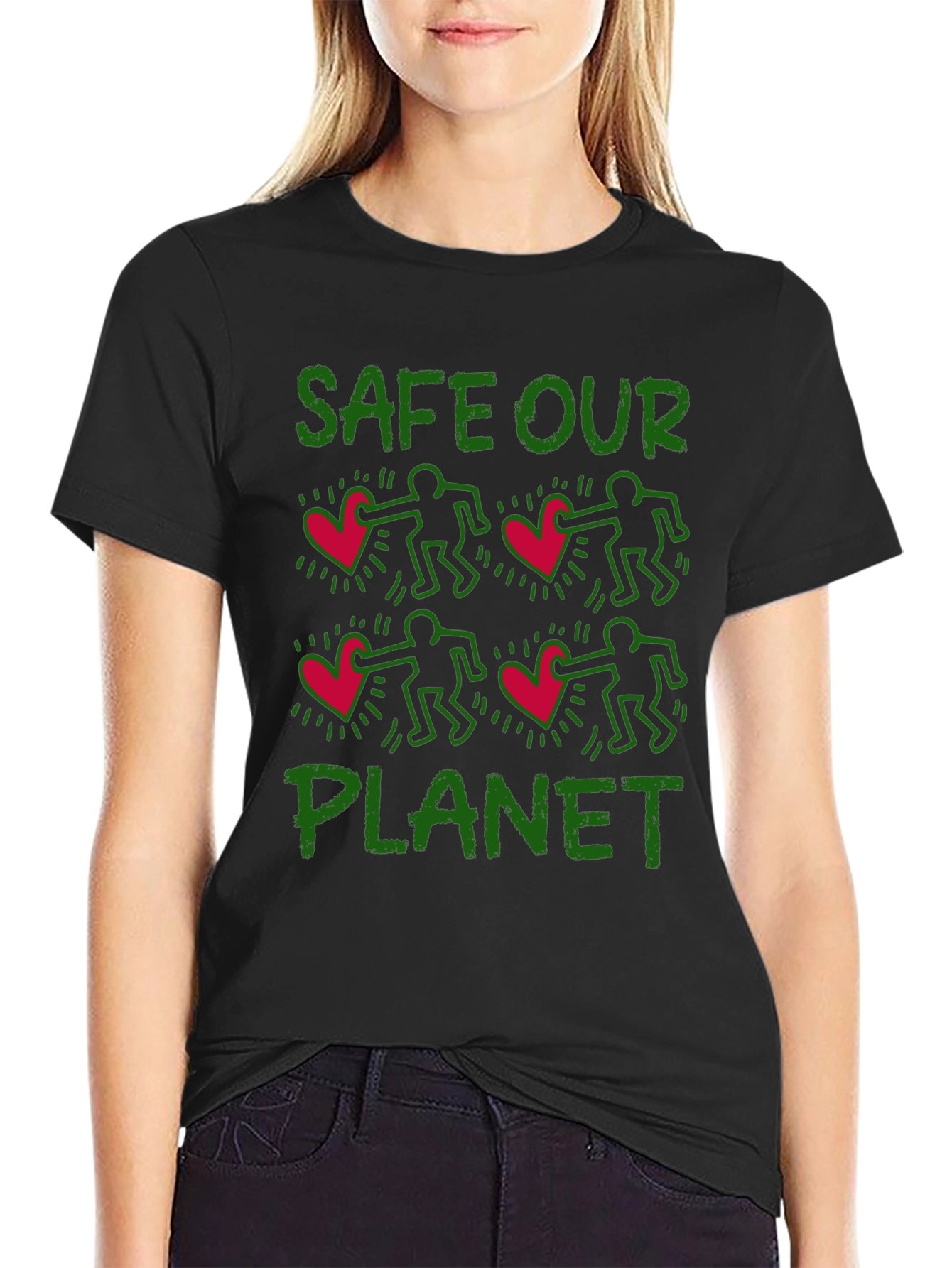 Safe Our Planet Graphic T-Shirt