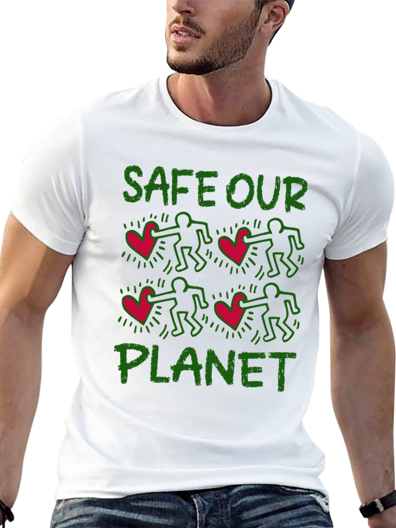 Safe Our Planet Graphic T-Shirt