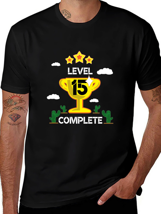 Level 15 Complete Black T-Shirt