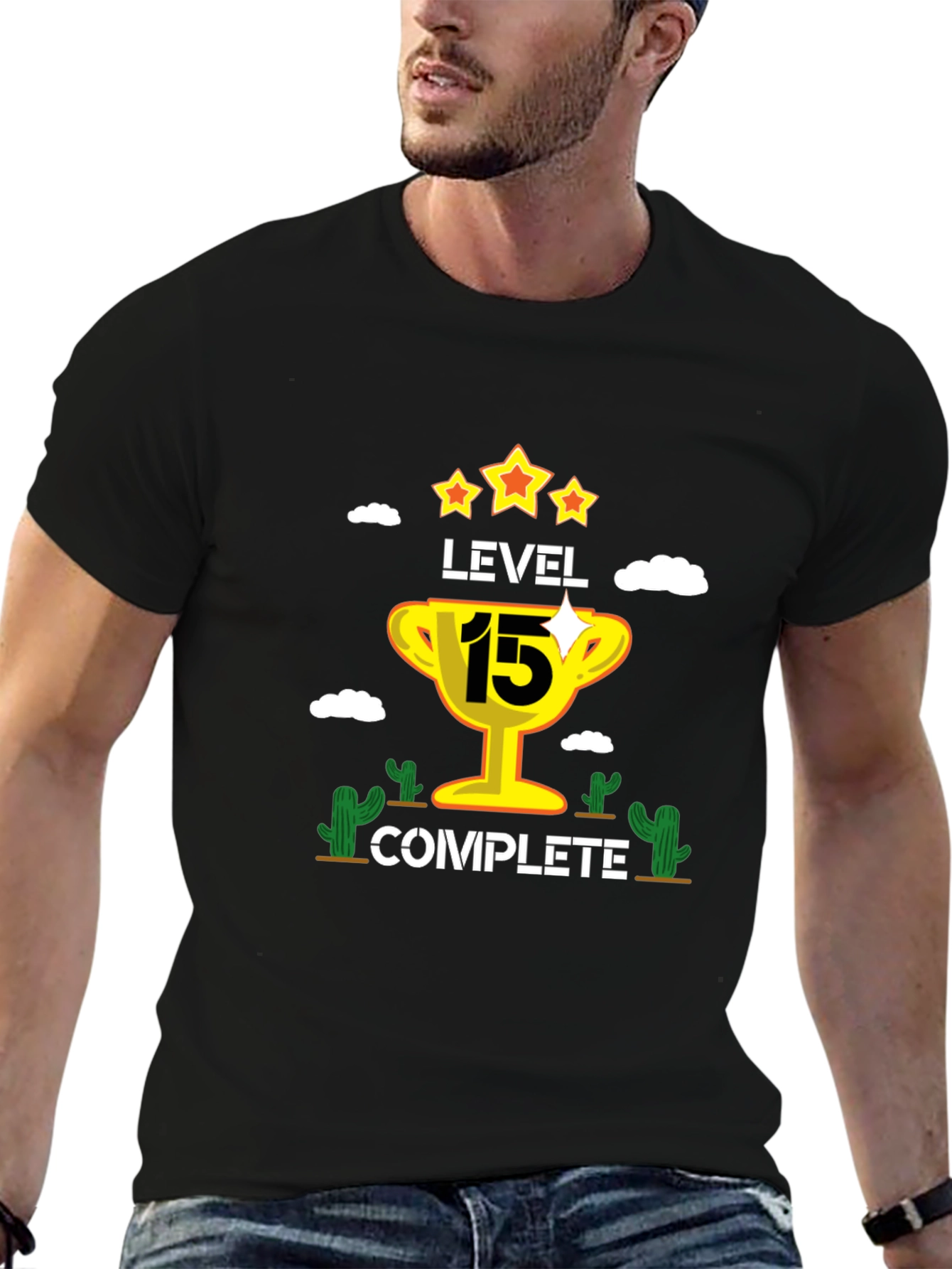 Level 15 Complete Black T-Shirt