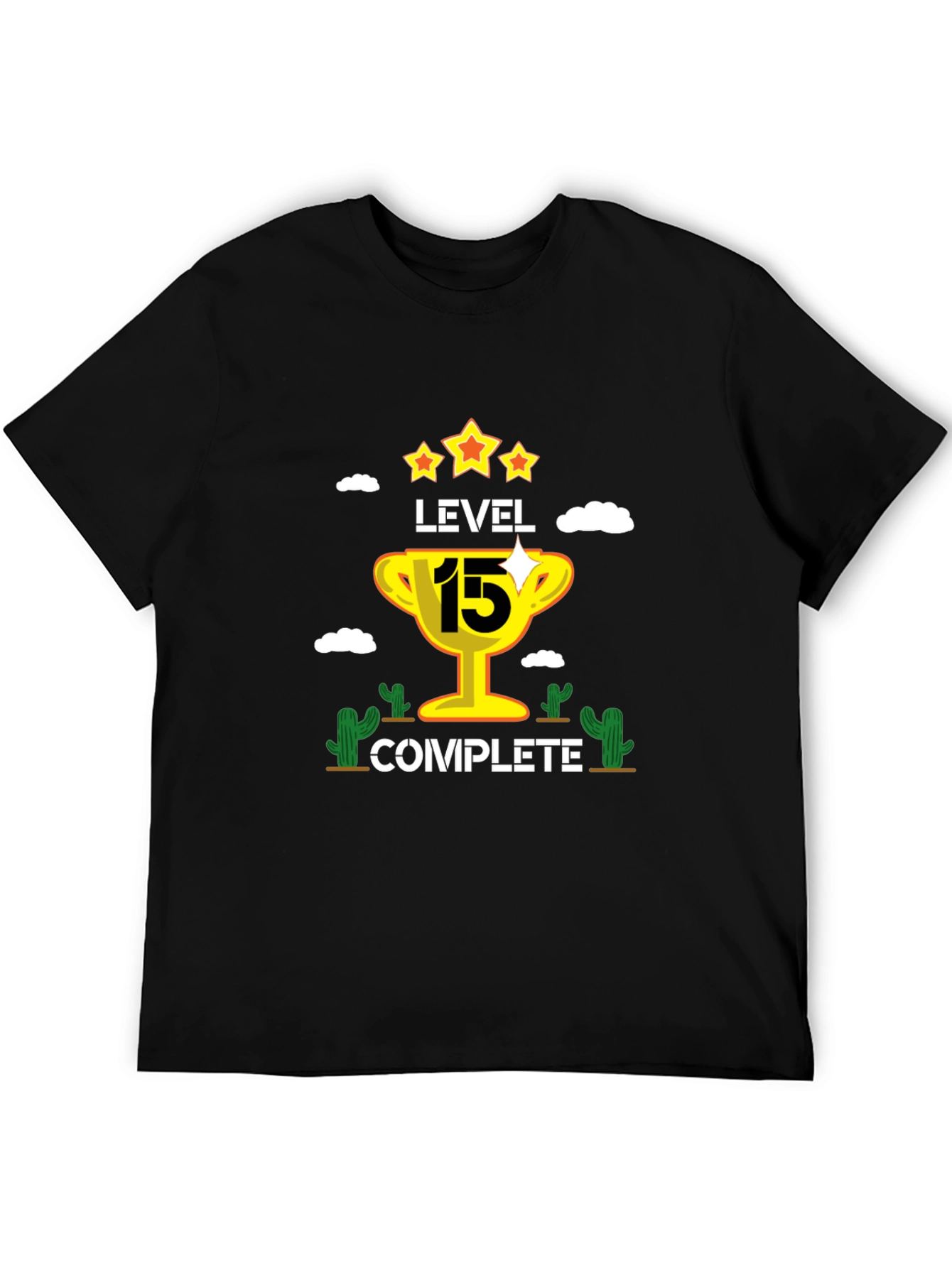 Level 15 Complete Black T-Shirt