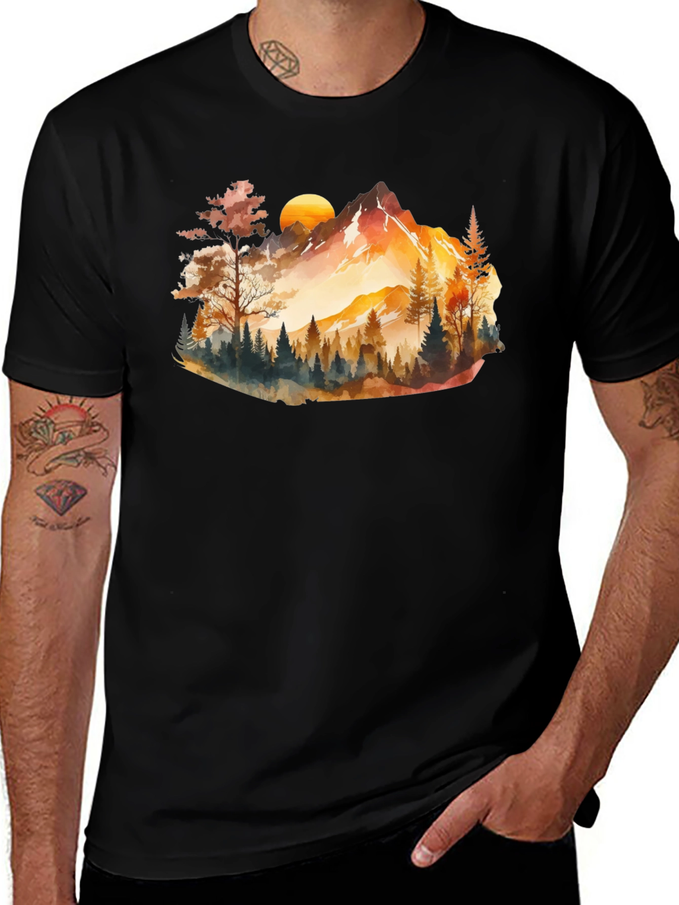 Mountain Sunset Graphic Tee