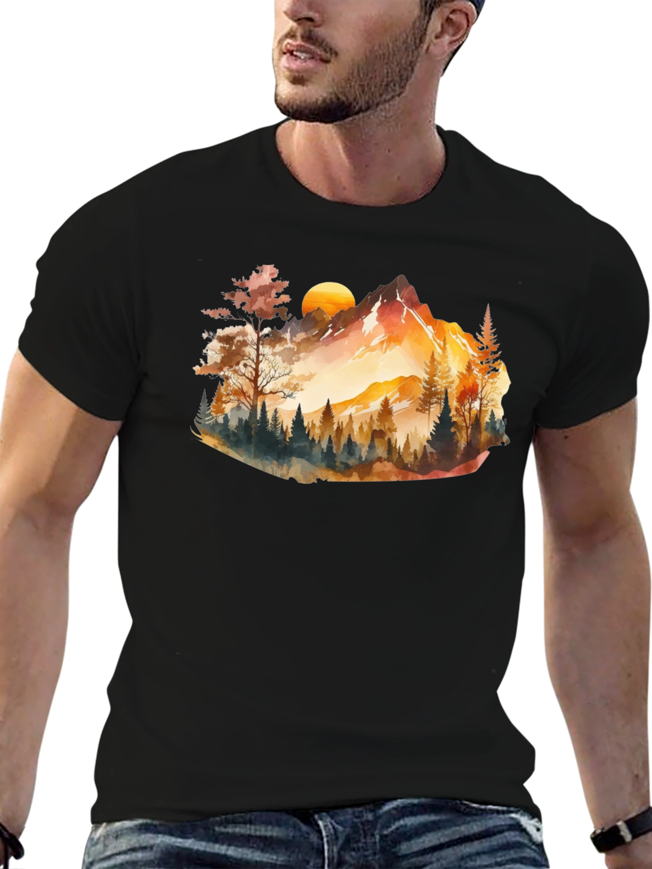 Mountain Sunset Graphic Tee