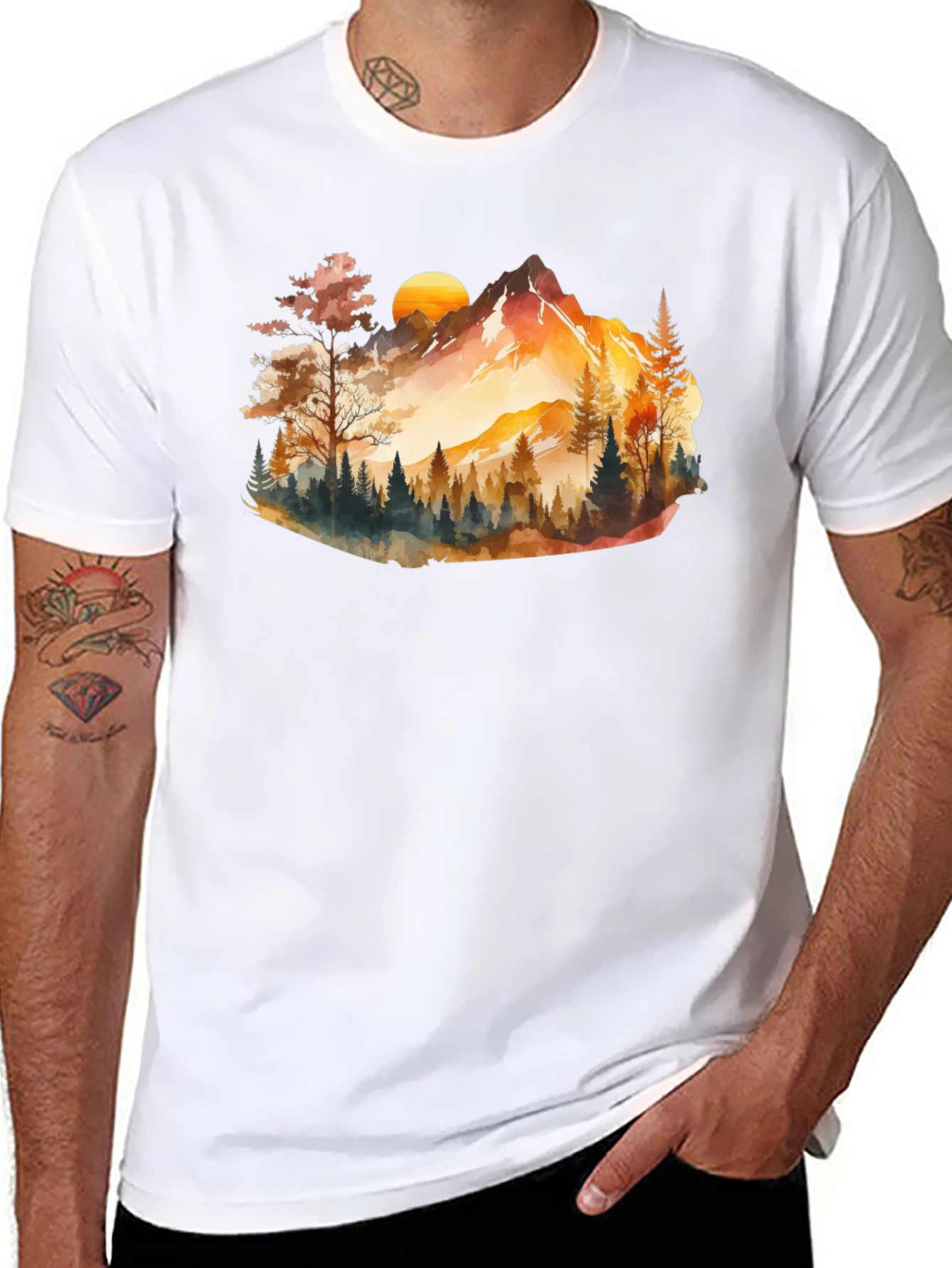 Mountain Sunset Graphic Tee