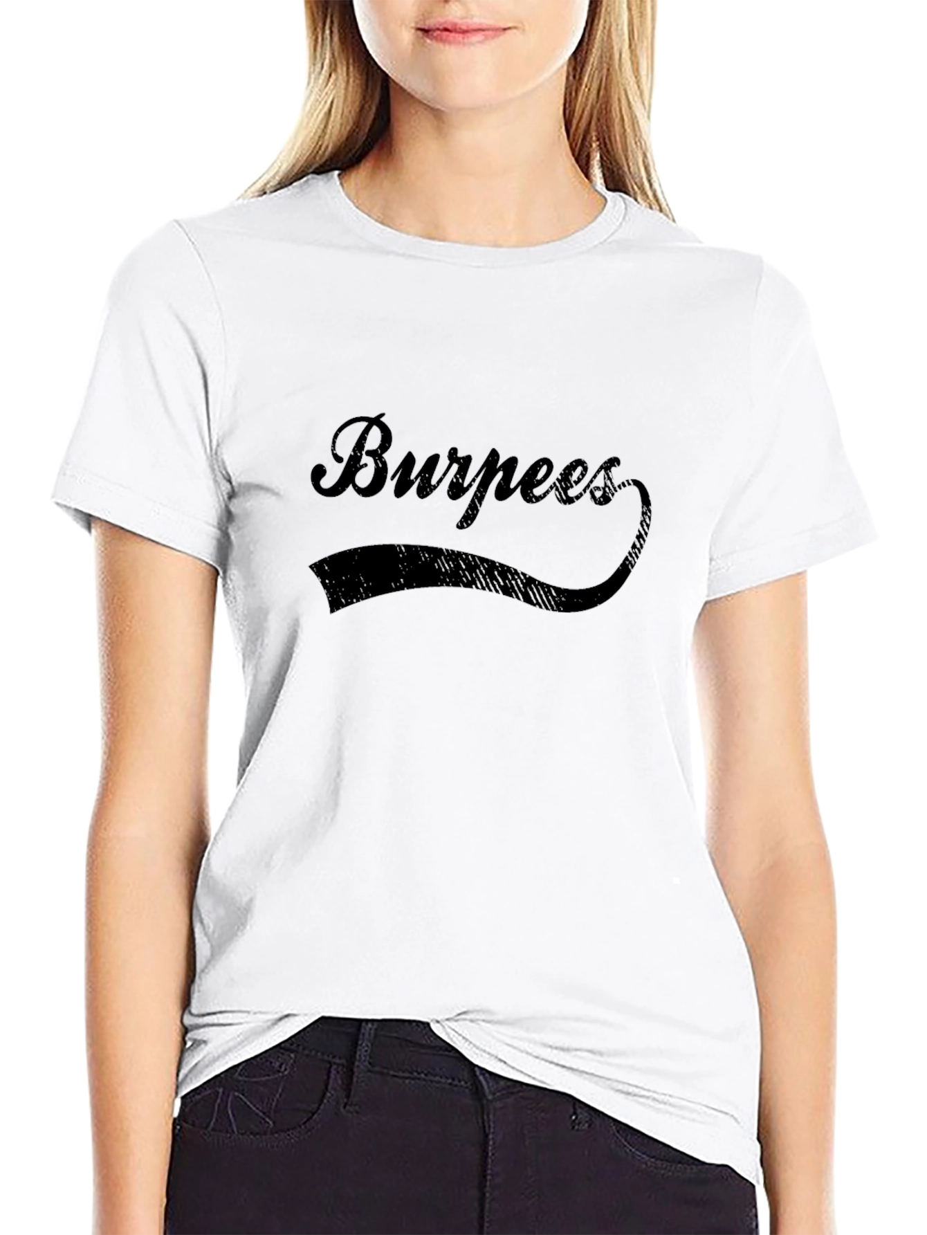 Burpees Graphic Tee - Fitness Workout Shirt