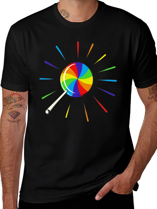 Rainbow Lollipop Graphic Tee