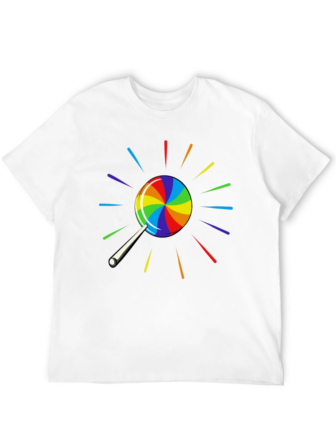Rainbow Lollipop Graphic Tee
