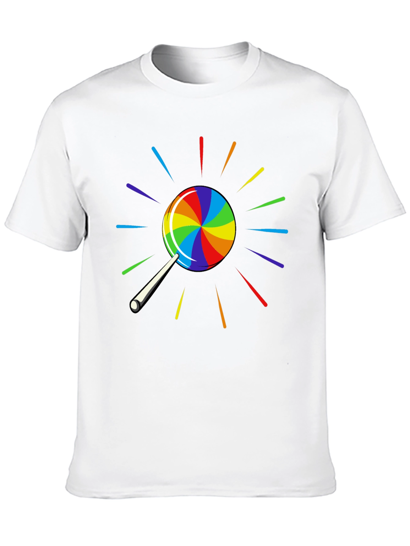 Rainbow Lollipop Graphic Tee