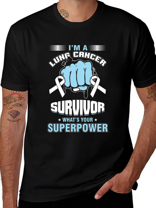 Lung Cancer Survivor Superpower T-Shirt