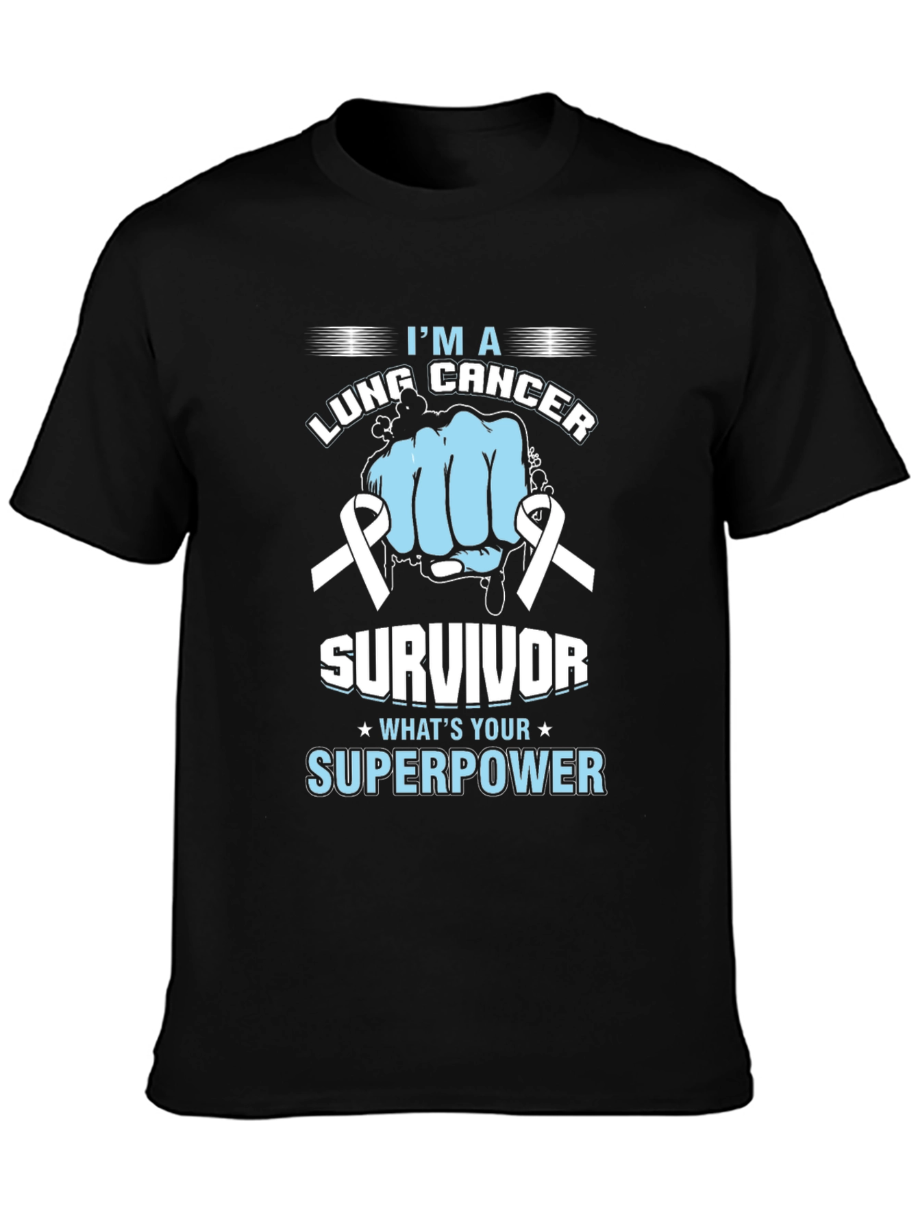 Lung Cancer Survivor Superpower T-Shirt
