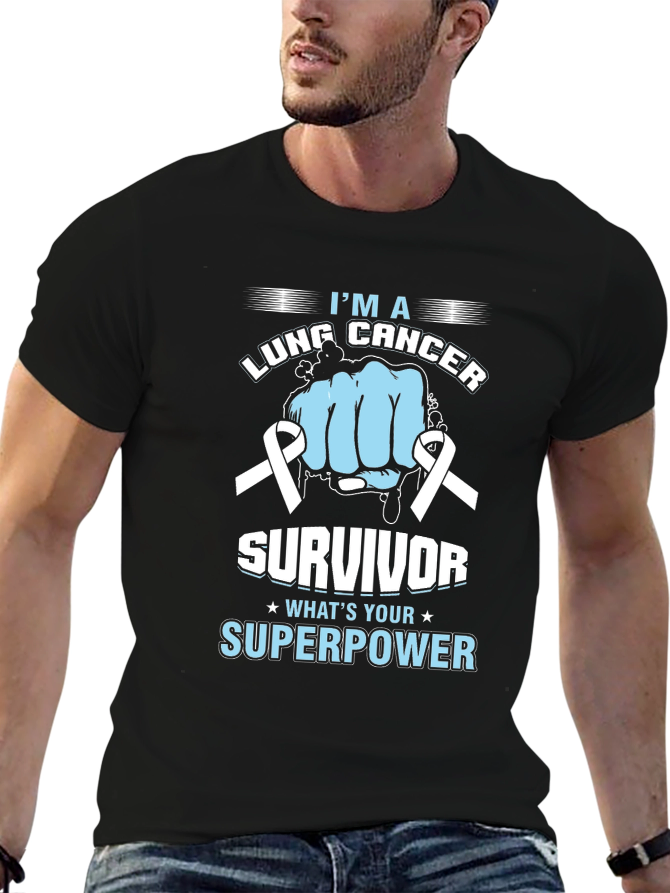 Lung Cancer Survivor Superpower T-Shirt