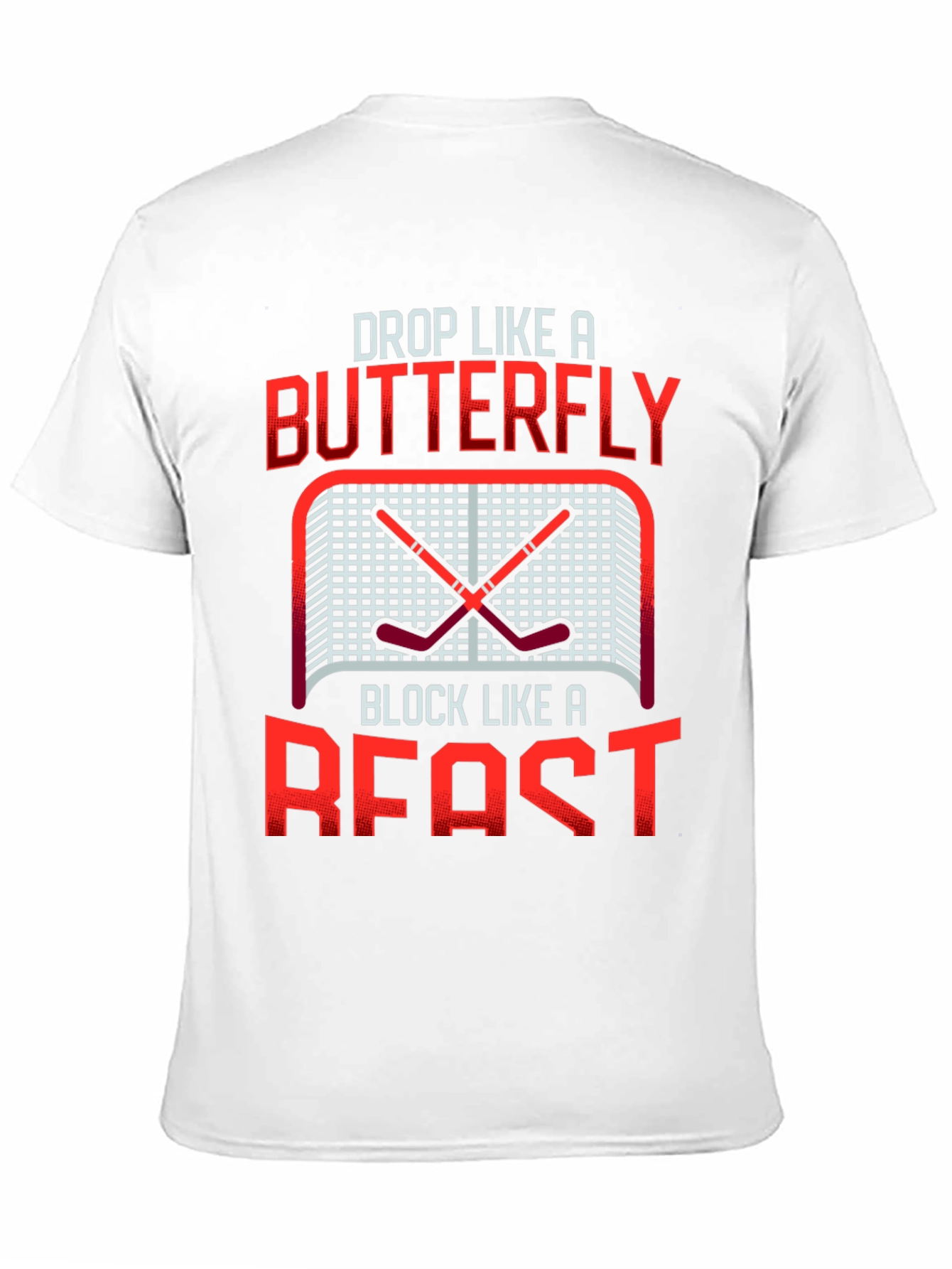 Hockey Butterfly Beast T-Shirt - Black Cotton Tee