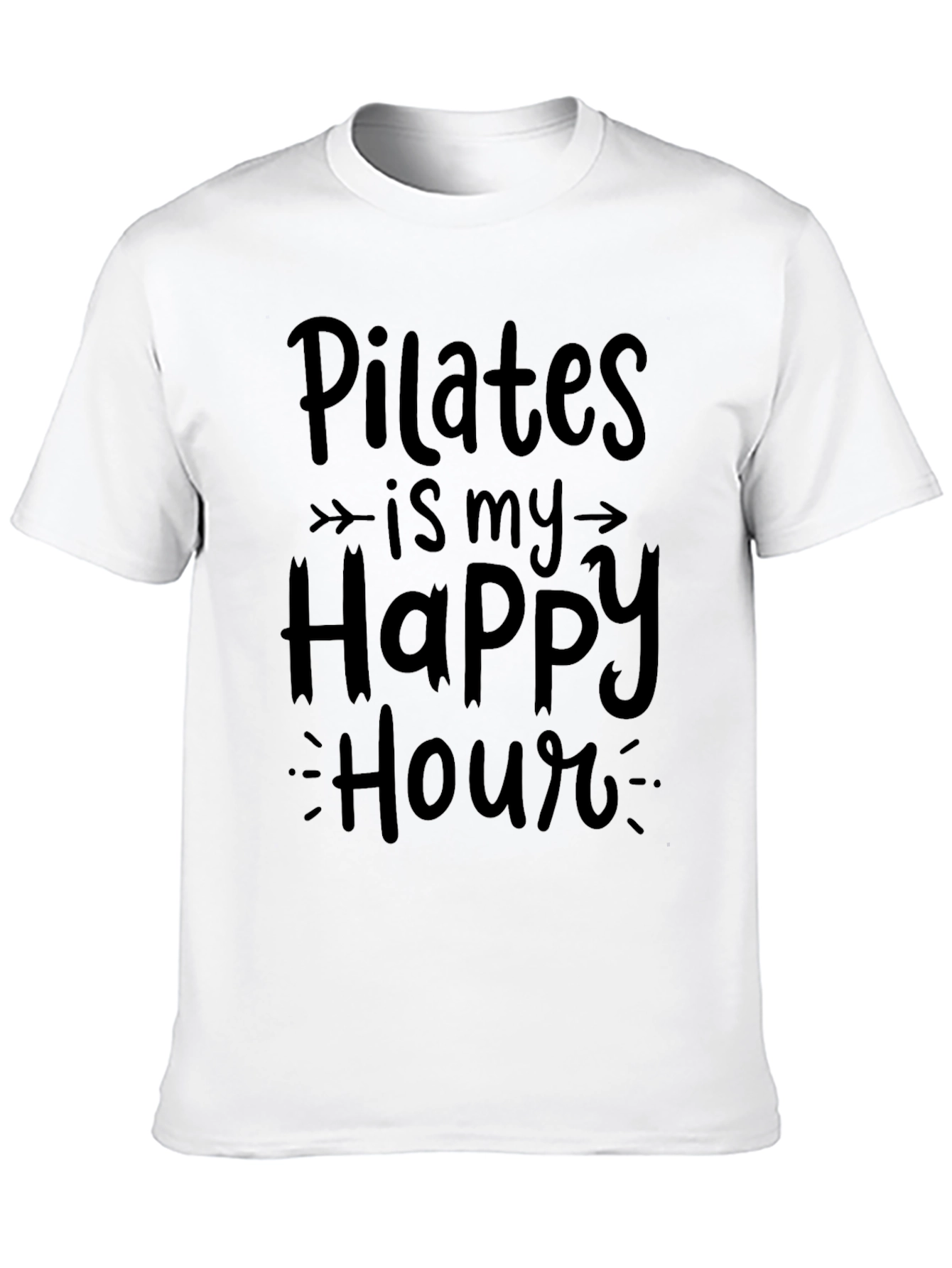 Pilates Is My Happy Hour Graphic Tee