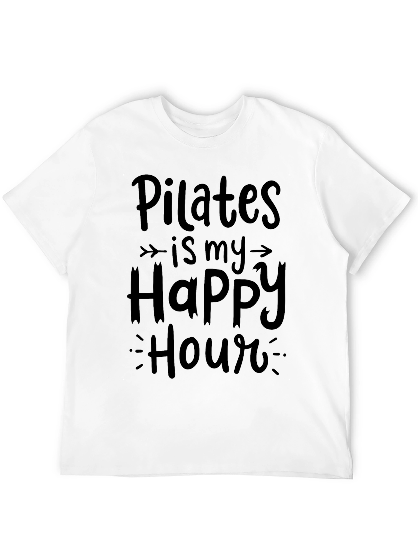 Pilates Is My Happy Hour Graphic Tee