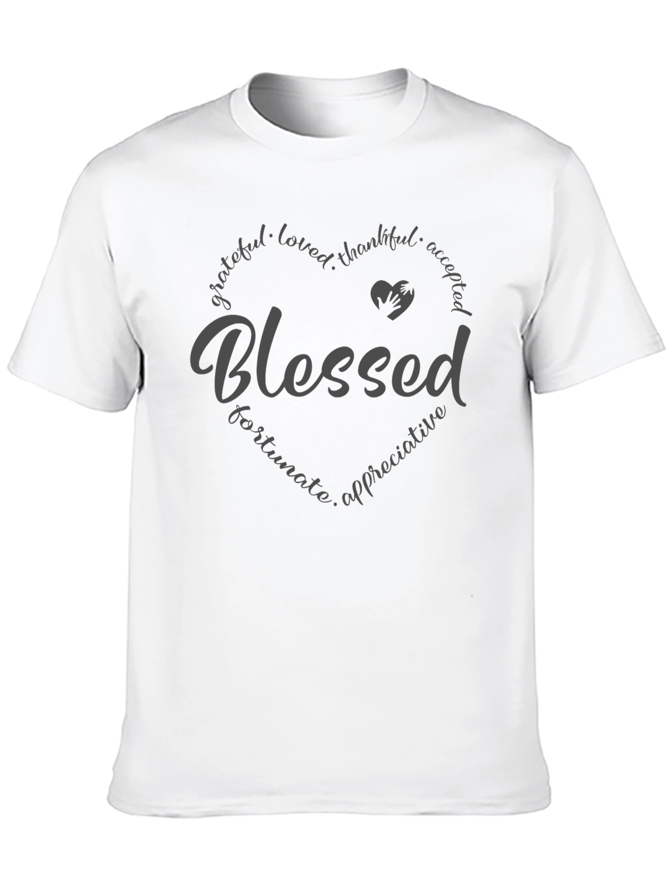 Blessed Heart Graphic Tee - Stylish Unisex Shirt