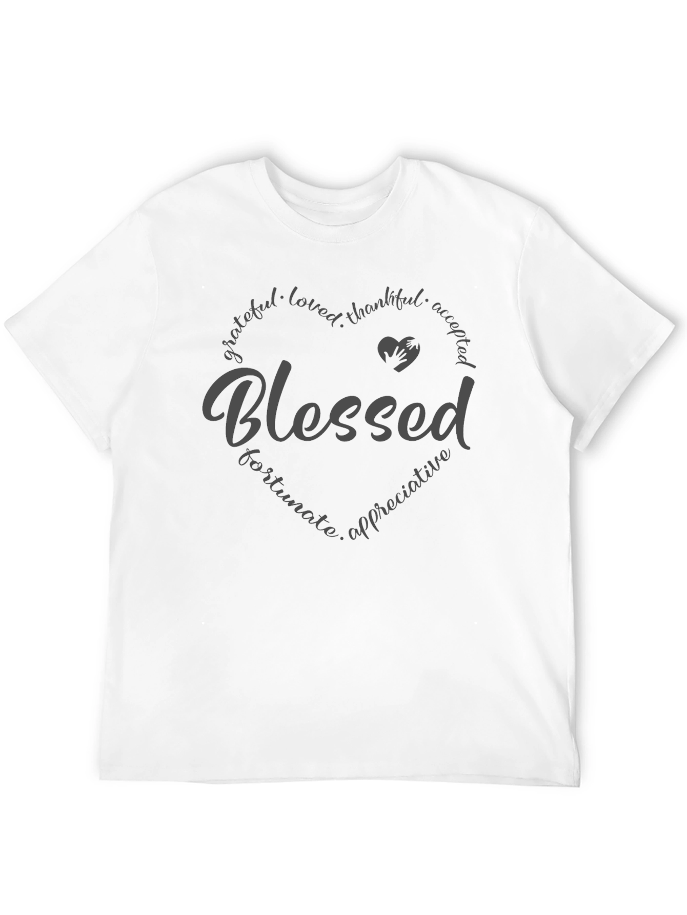 Blessed Heart Graphic Tee - Stylish Unisex Shirt