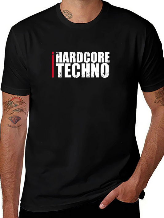 Hardcore Techno Graphic Tee - Music Rave T-Shirt
