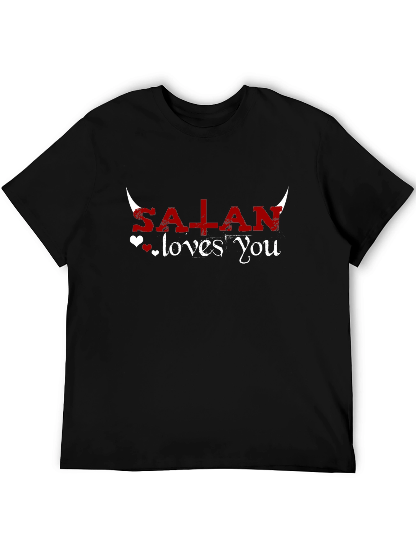 Satan Loves You Graphic T-Shirt