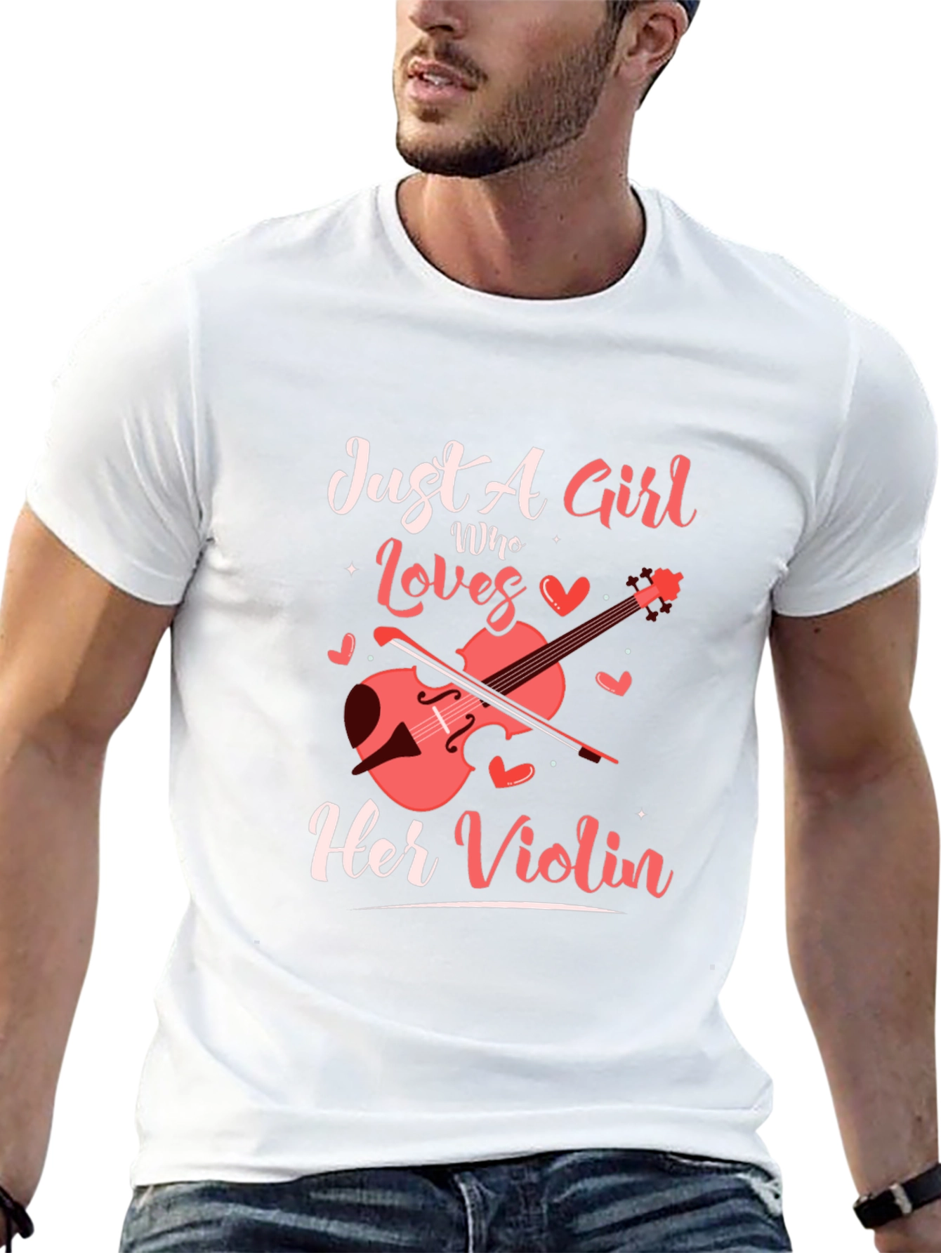 Just A Girl Who Loves Her Violin T-Shirt