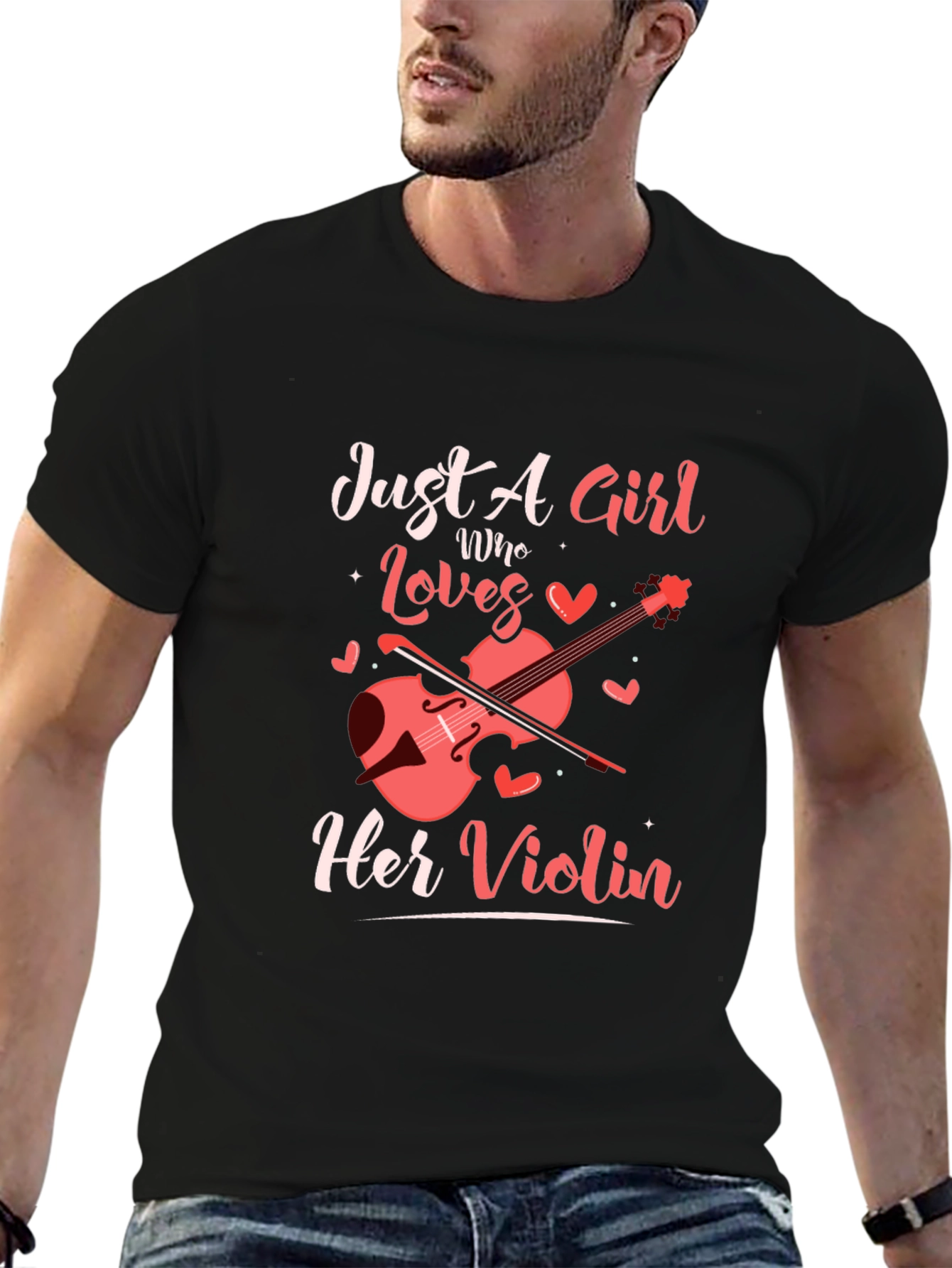 Just A Girl Who Loves Her Violin T-Shirt
