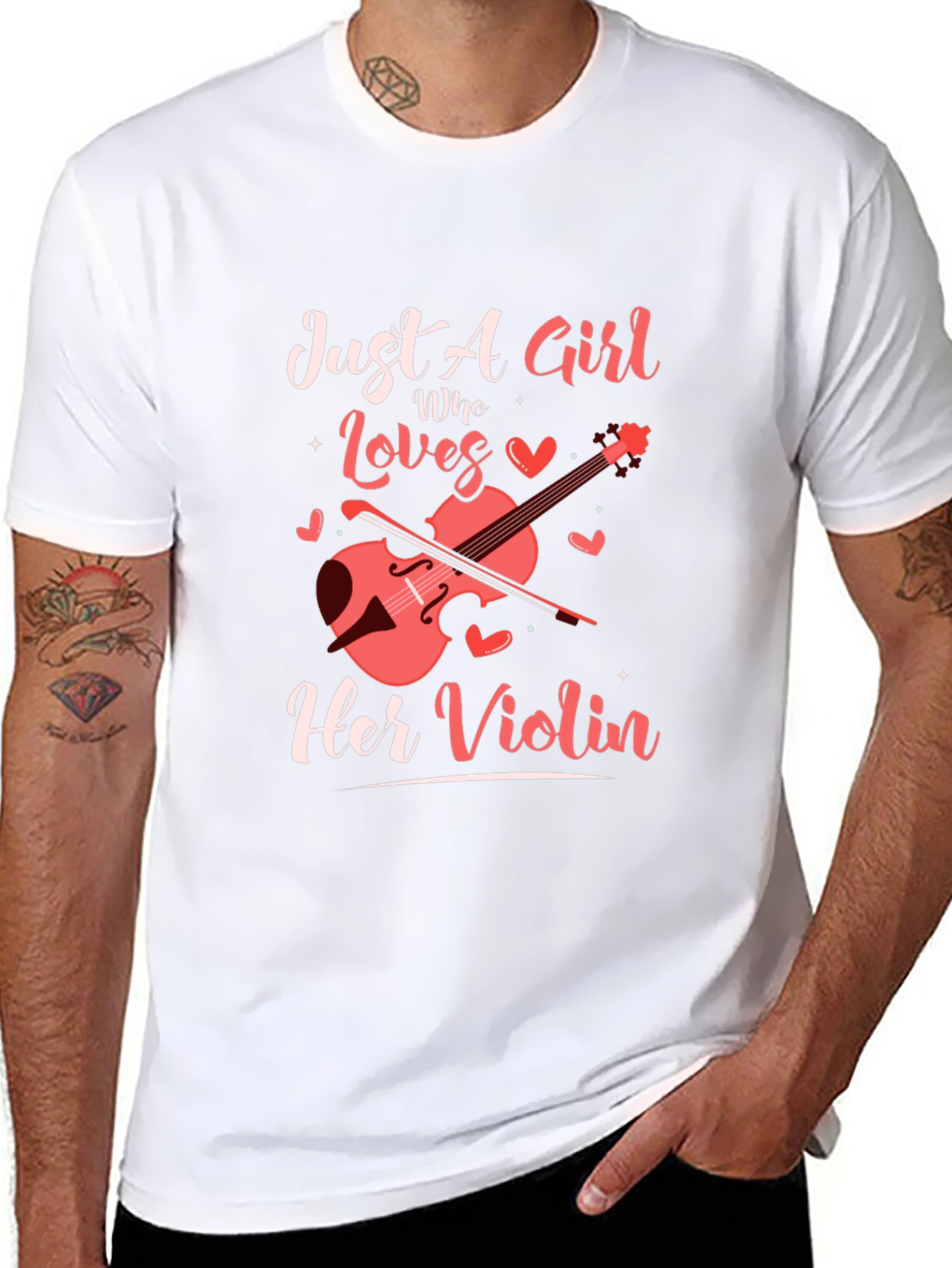 Just A Girl Who Loves Her Violin T-Shirt