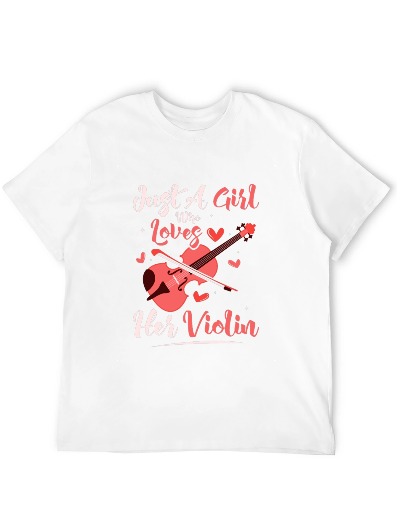 Just A Girl Who Loves Her Violin T-Shirt