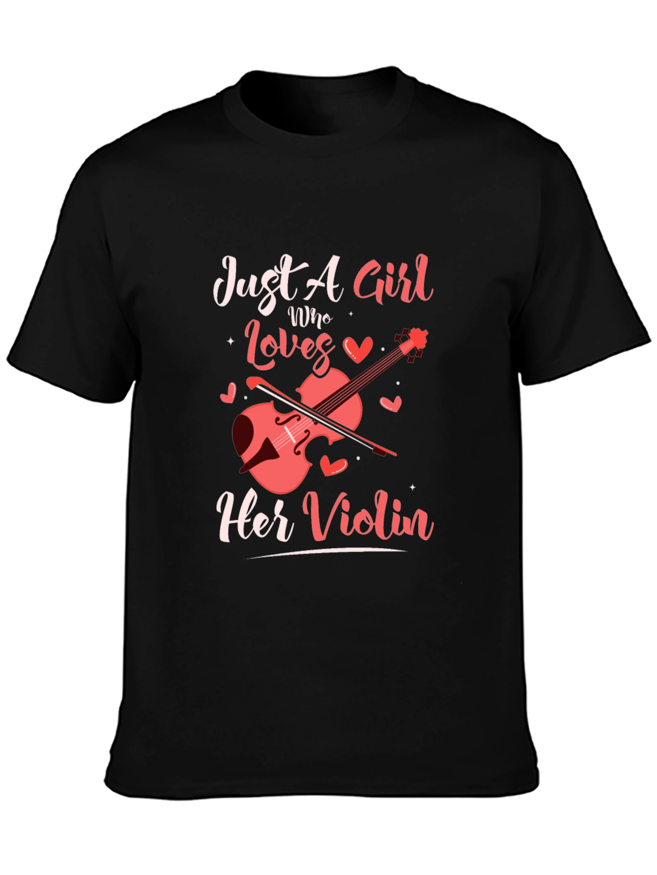 Just A Girl Who Loves Her Violin T-Shirt