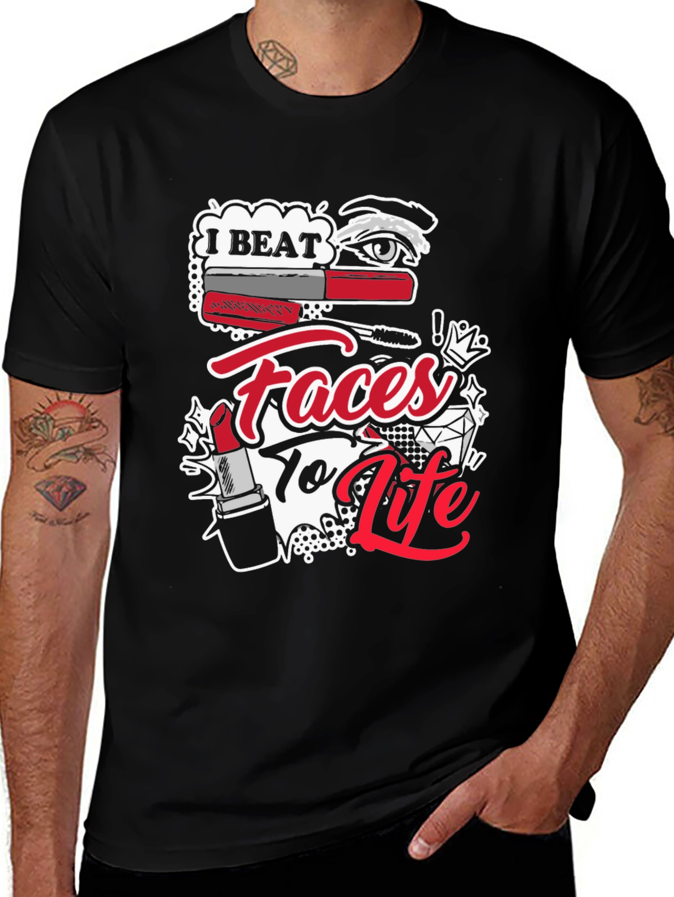I Beat Faces To Life T-Shirt