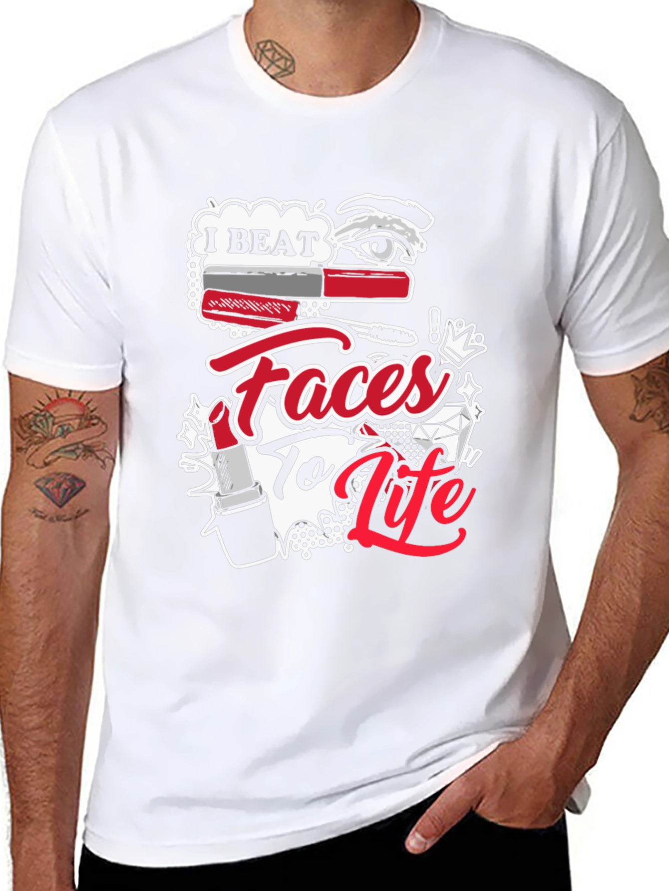 I Beat Faces To Life T-Shirt