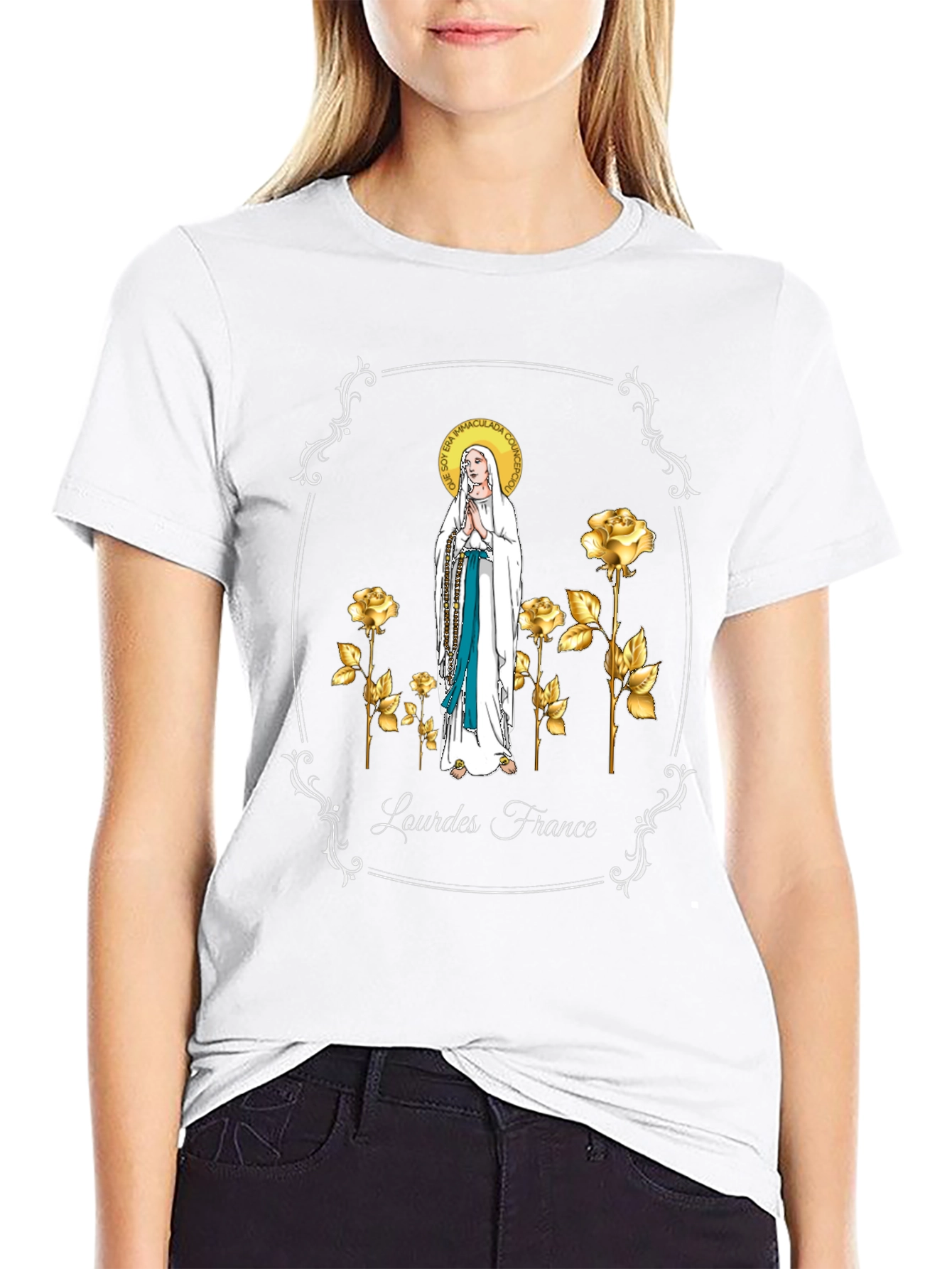 Lourdes France Graphic T-Shirt
