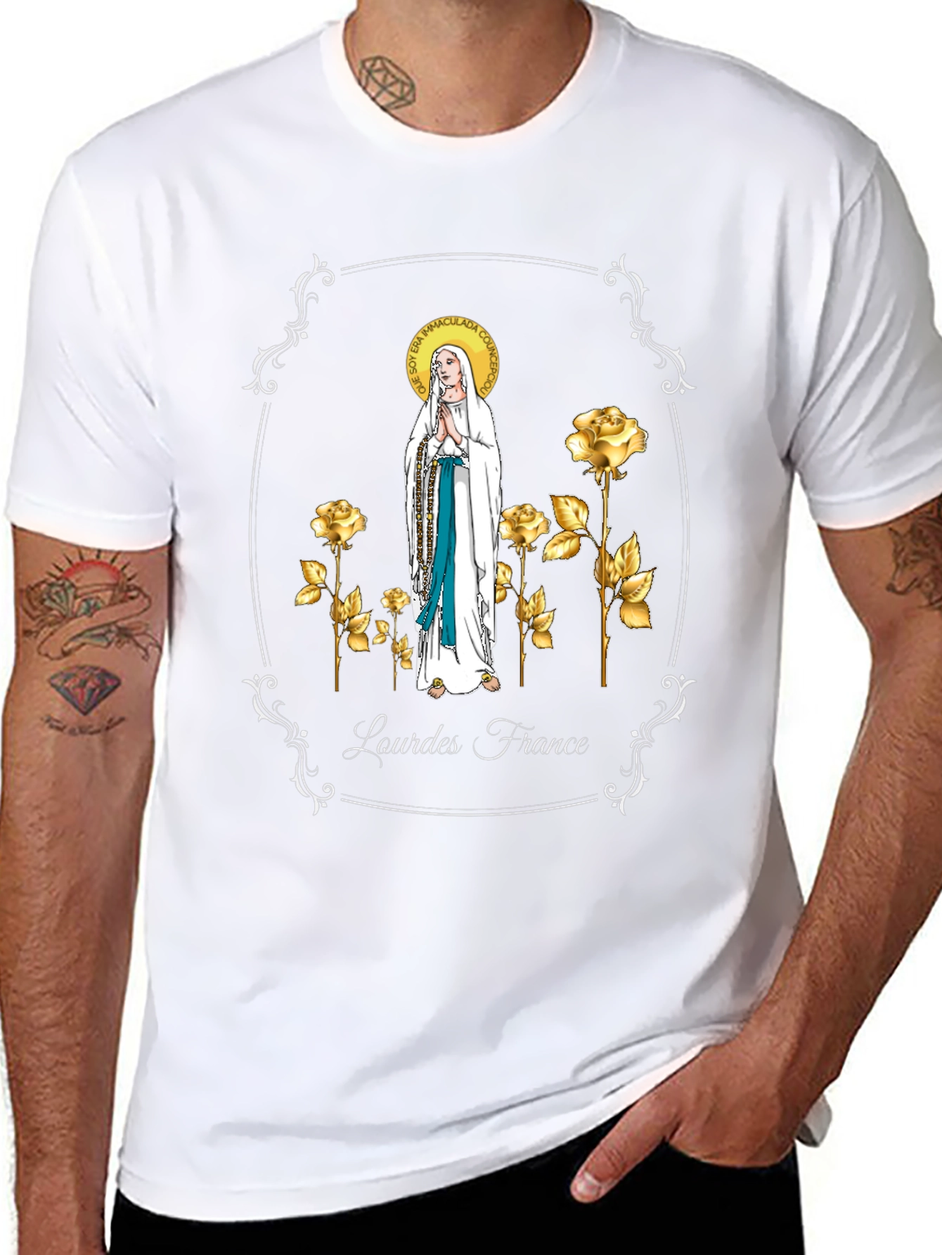 Lourdes France Graphic T-Shirt