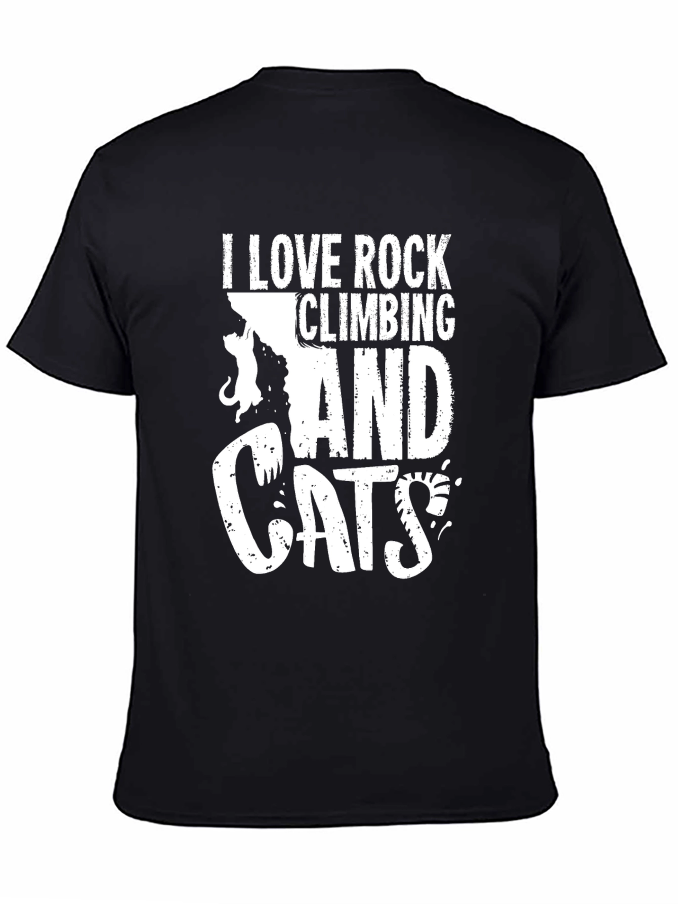 Rock Climbing and Cats Graphic Tee