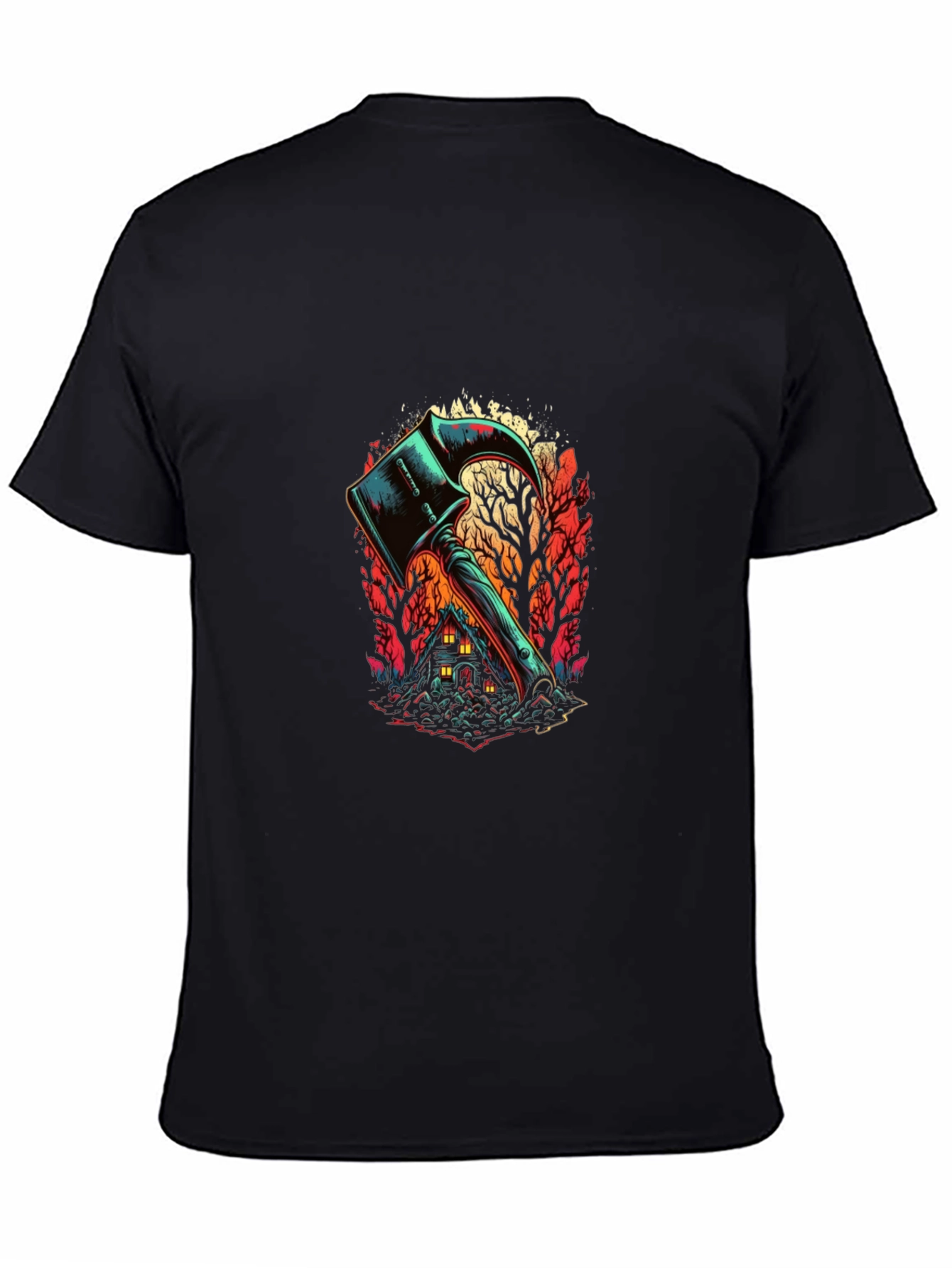 Axe House Graphic Tee - Spooky Season T-Shirt
