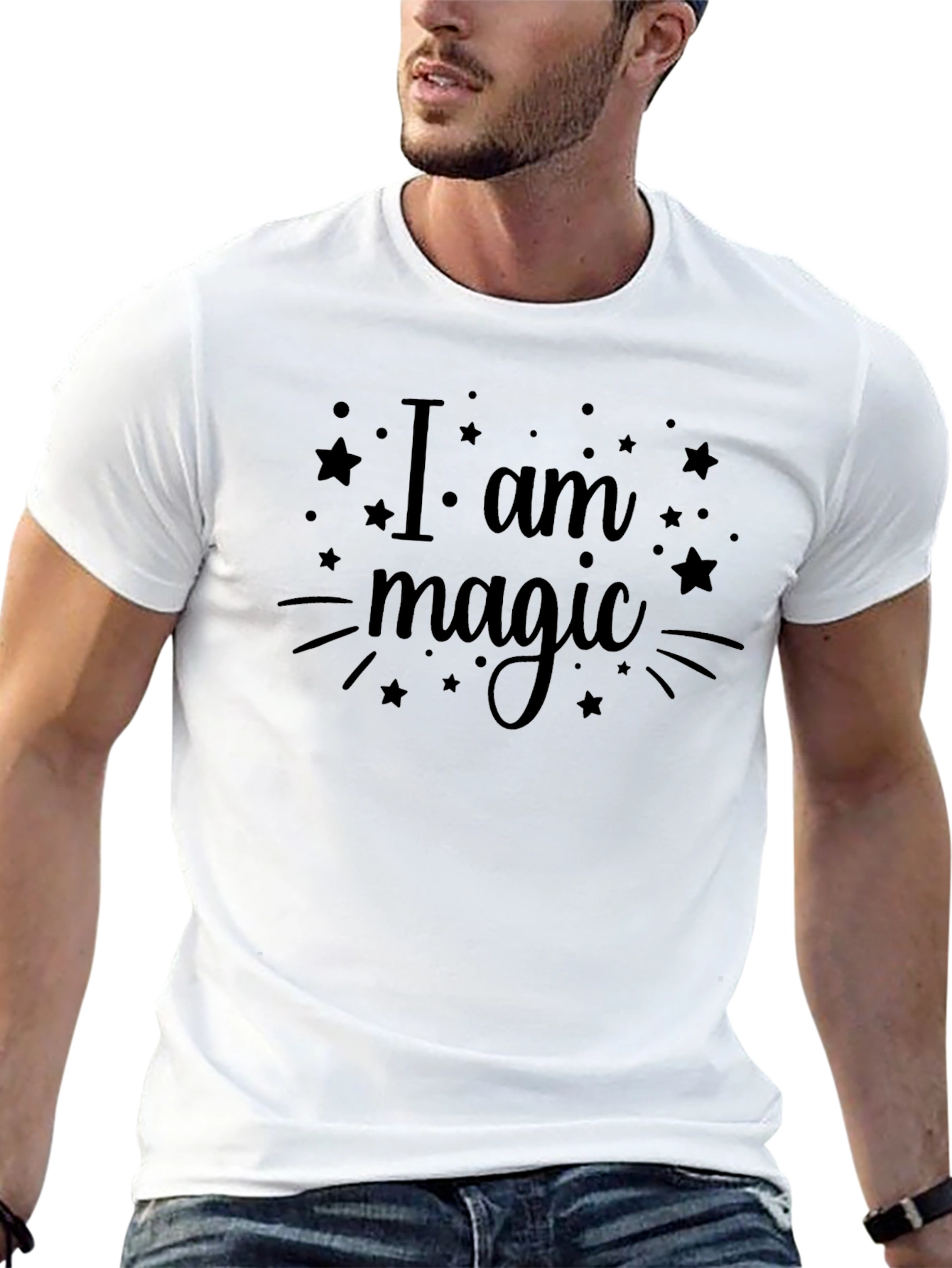 I Am Magic Black Graphic Tee