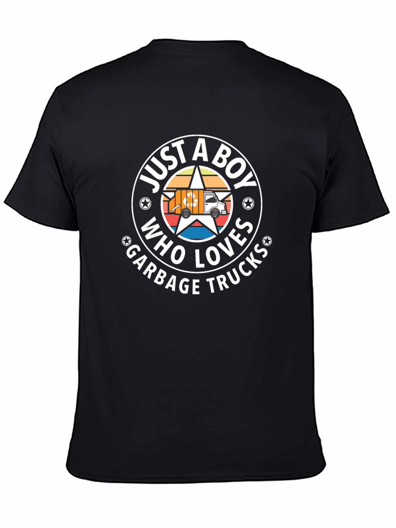 Just A Boy Who Loves Garbage Trucks T-Shirt